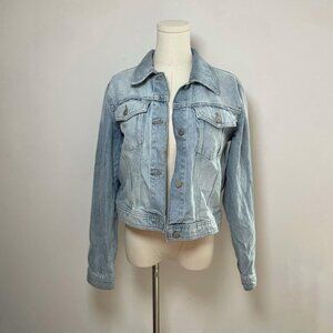 Dl 1961 Vika Jean Jacket In Fountain Classic Denim | Women’s Size Medium